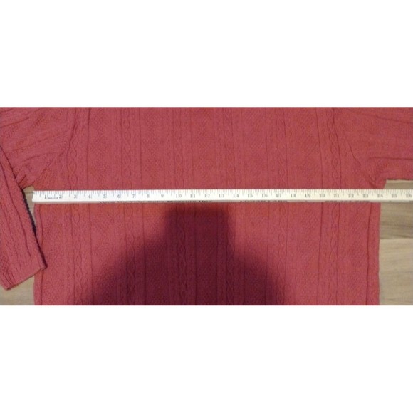 Northern Reflections SWEATER RED Vintage WOMEN Cotton Sweater Size XLARGE CANADA - Picture 6 of 8